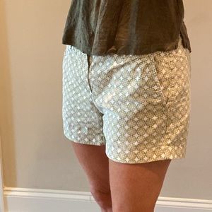 Banana Republic- Sweet Sunshine Chambray Mandala Print Shorts, Size 4